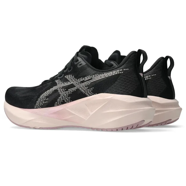 Pantofi alergare ASICS Novablast 5 - negru/roz Pearl Pink | energie maximă