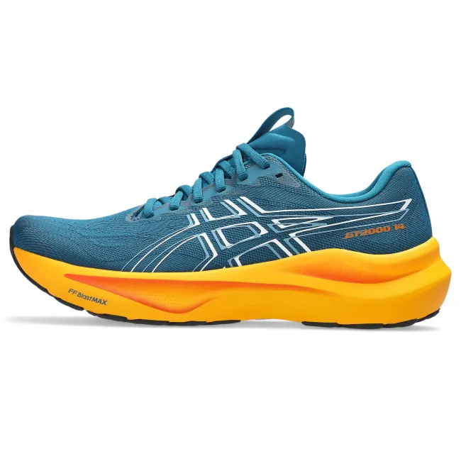 Pantofi alergare stabilitate ASICS GT-2000 14 - turcoaz închis/alb | suport și amortizare
