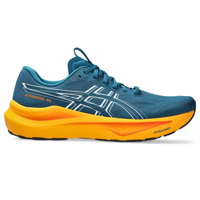 Pantofi alergare stabilitate ASICS GT-2000 14 - turcoaz închis/alb | suport și amortizare
