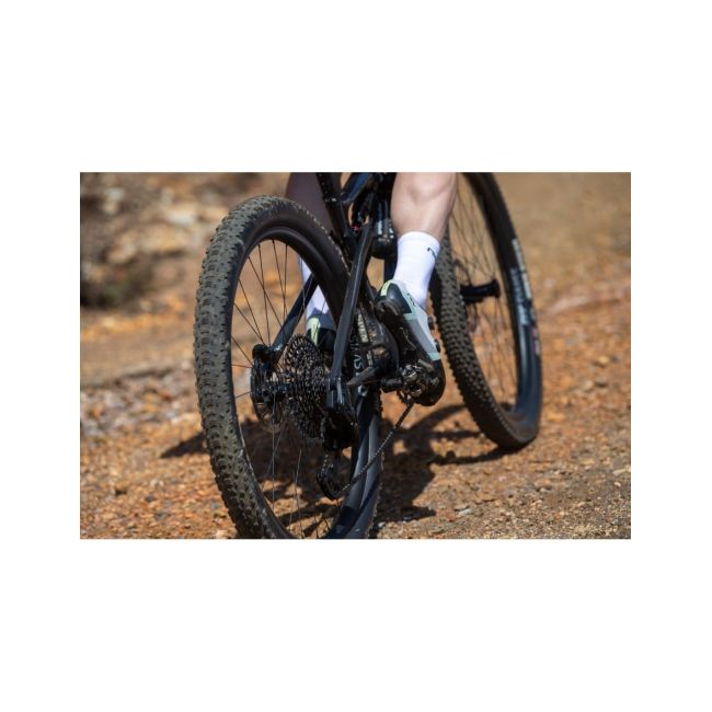 Pantofi ciclism MTB XC Northwave Extreme XT - gri/verde salvie | talpă carbon