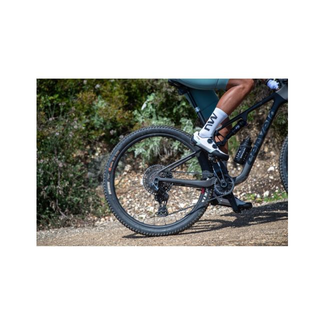 Pantofi ciclism MTB XC Northwave Extreme XT - gri/verde salvie | talpă carbon