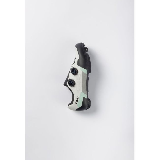 Pantofi ciclism MTB XC Northwave Extreme XT - gri/verde salvie | talpă carbon