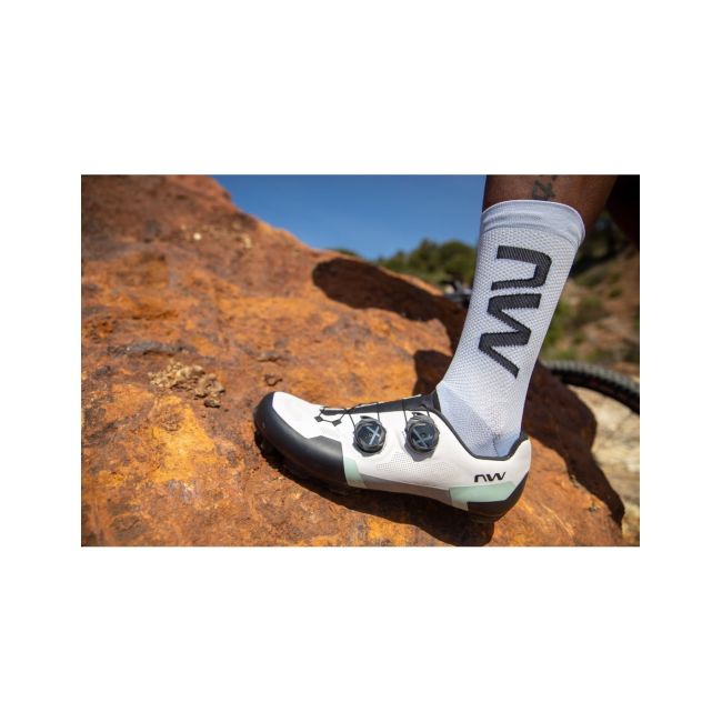 Pantofi ciclism MTB XC Northwave Extreme XT - gri/verde salvie | talpă carbon