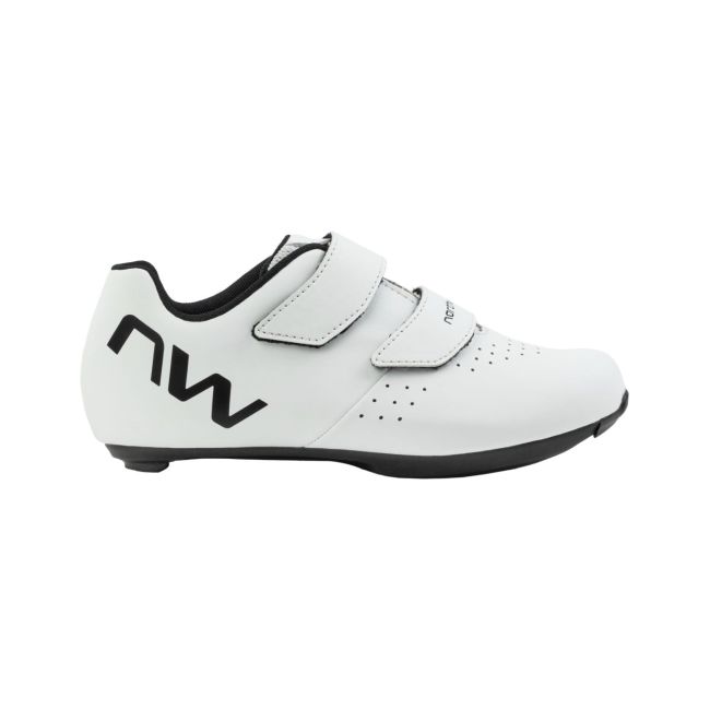 Pantofi ciclism sosea copii Northwave Sonic Junior - alb/negru