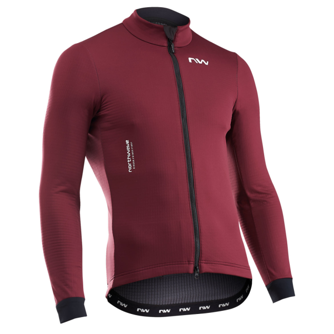 Jachetă ciclism iarnă Northwave Blade Light - roșu cabernet | impermeabilă