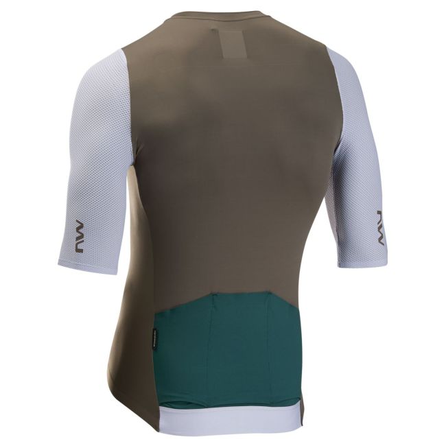 Tricou ciclism Northwave Extreme Evo - gri deschis | UPF50+