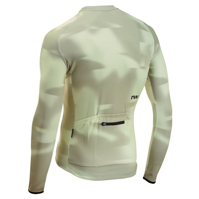 Tricou ciclism mânecă lungă Northwave Blade 2 - verde | toamnă-iarnă
