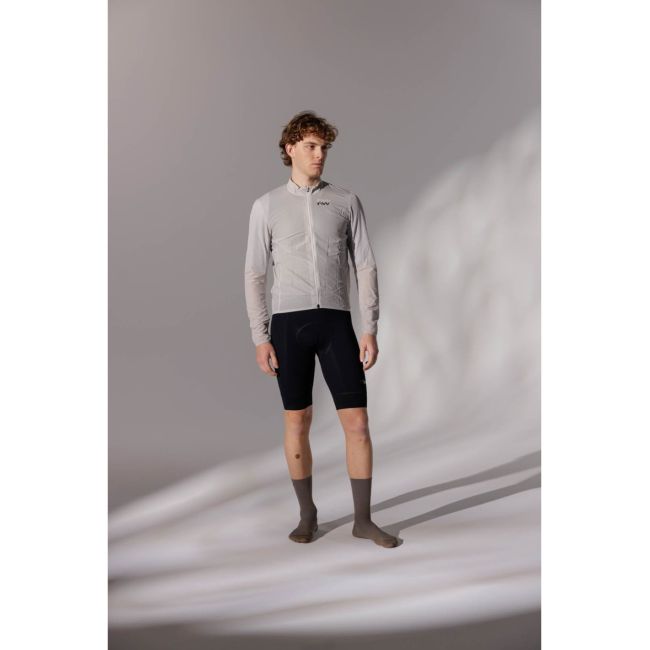 Jachetă ciclism Northwave Extreme Light Wind - gri deschis | ultraușoară