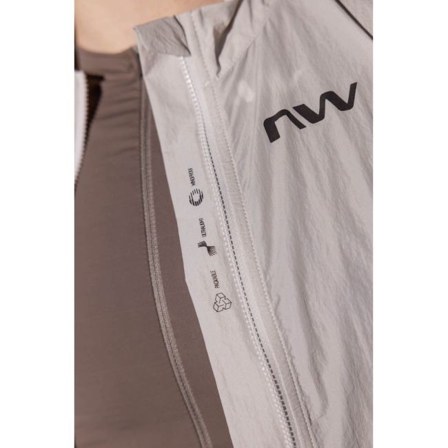 Jachetă ciclism Northwave Extreme Light Wind - gri deschis | ultraușoară