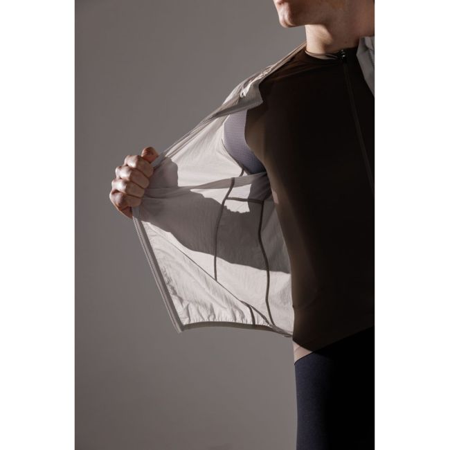 Jachetă ciclism Northwave Extreme Light Wind - gri deschis | ultraușoară