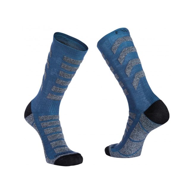 Șosete ciclism iarnă Northwave Husky Ceramic - albastru | izolație ceramică
