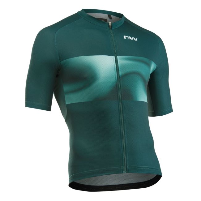 Tricou ciclism Northwave Force Evo - petrol | jersey bărbați vară