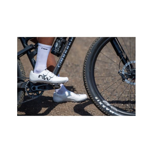 Pantofi ciclism MTB XC Northwave Extreme X - alb | talpă carbon