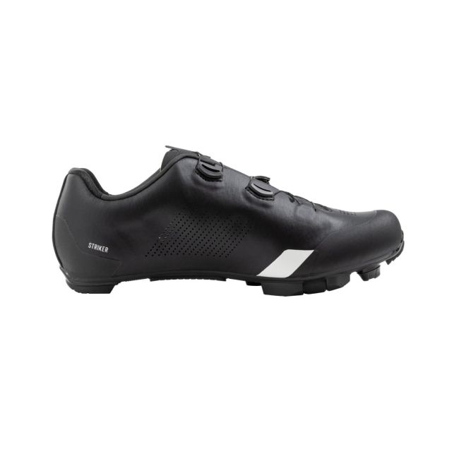 Pantofi ciclism MTB XC Northwave Striker - negru/gri | talpă carbon