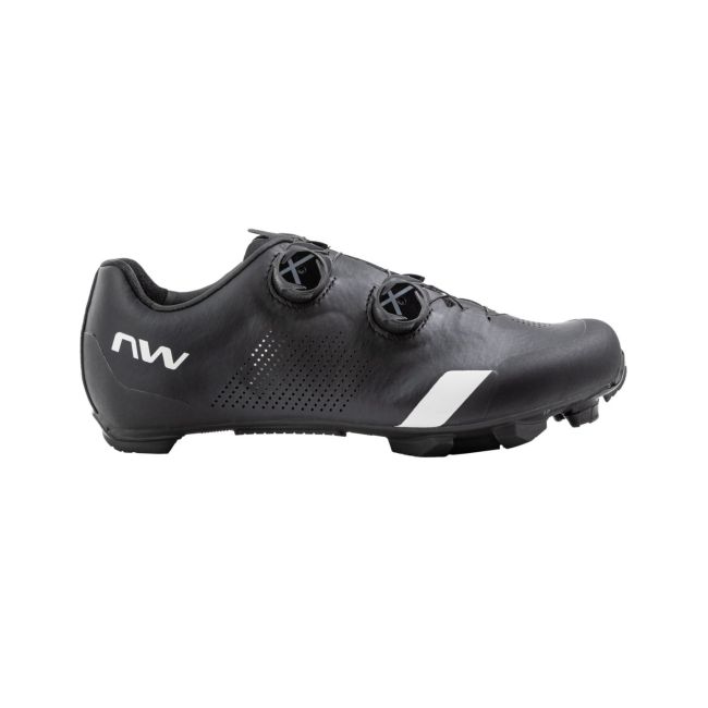 Pantofi ciclism MTB XC Northwave Striker - negru/gri | talpă carbon