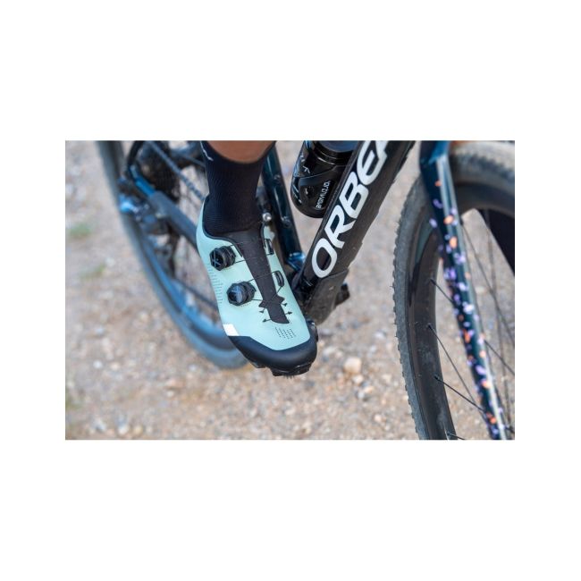 Pantofi ciclism MTB XC Northwave Striker - verde salvie | talpă carbon