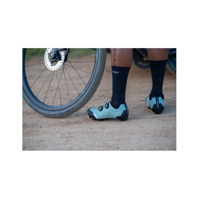 Pantofi ciclism MTB XC Northwave Striker - verde salvie | talpă carbon