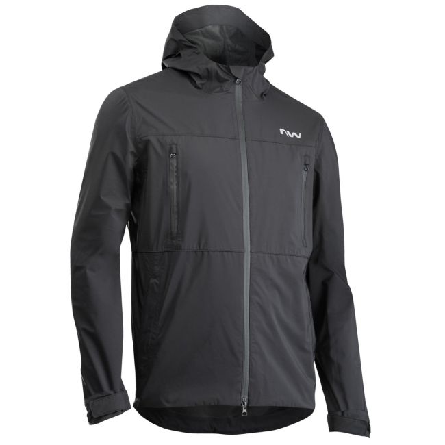 Jachetă ciclism Northwave Element Flex - negru | impermeabilă all-weather