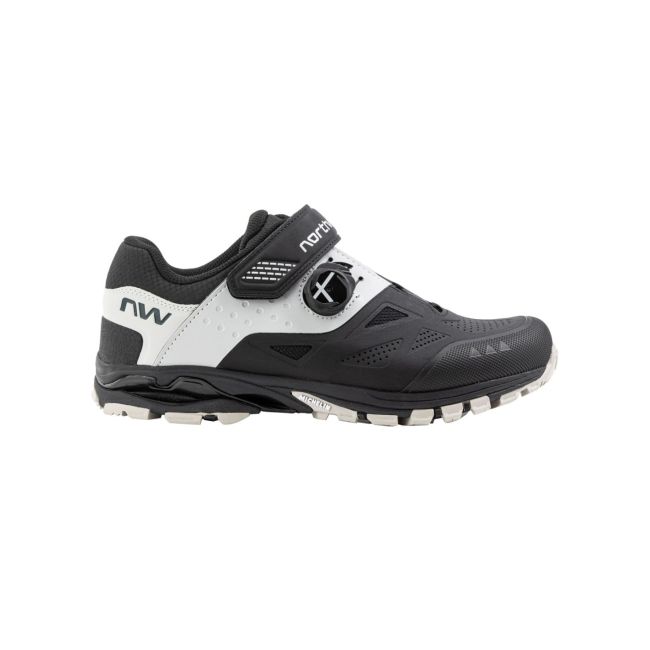 Pantofi ciclism MTB Northwave Spider Plus 3 - negru/gri | grip Michelin