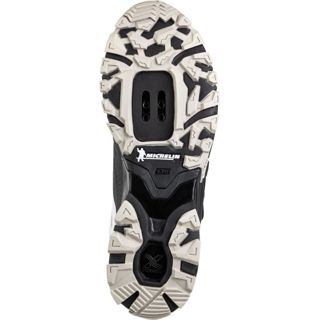 Pantofi ciclism MTB Northwave Spider Plus 3 - negru/gri | grip Michelin