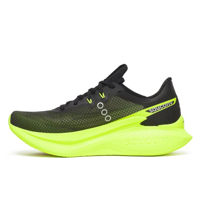 Pantofi alergare Saucony Endorphin Pro 5 - galben Citron/negru | placă carbon