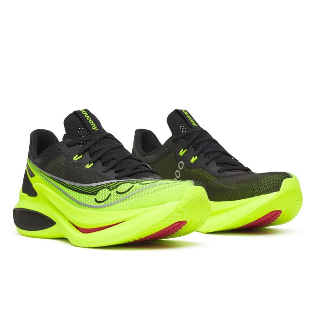 Pantofi alergare Saucony Endorphin Pro 5 - galben Citron/negru | placă carbon