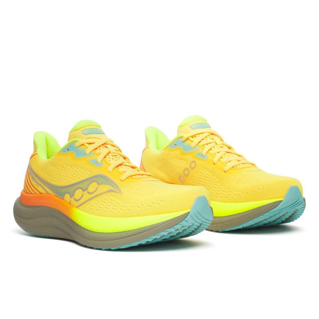 Pantofi alergare Saucony Triumph 23 - galben Vizigold | Laurel | PWRRUN PB