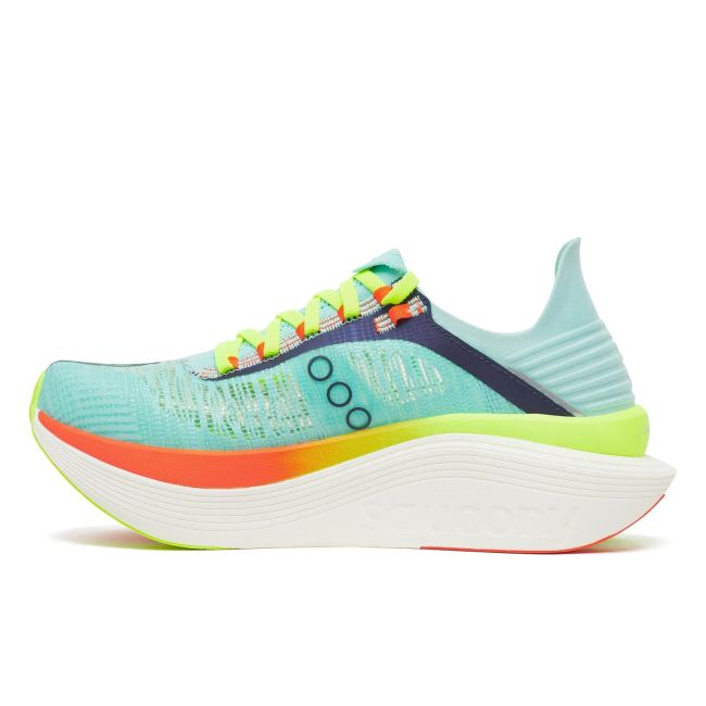 Pantofi alergare Saucony Endorphin Elite 2 - Splash | Fire | placă carbon
