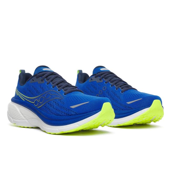 Pantofi alergare Saucony Hurricane 25 - albastru/galben | amortizare max