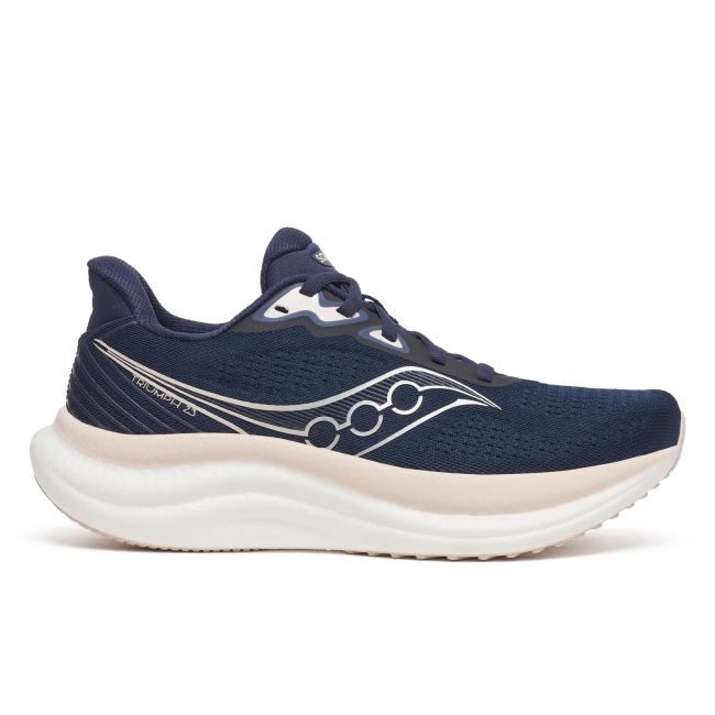 Pantofi alergare Saucony Triumph 23 W - bleumarin Navy | Cameo | amortizare maximă