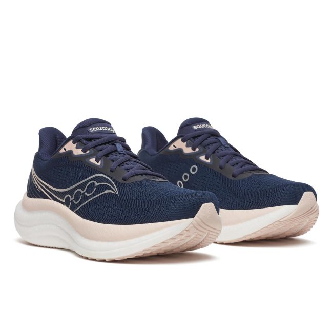 Pantofi alergare Saucony Triumph 23 W - bleumarin Navy | Cameo | amortizare maximă