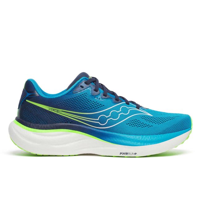 Pantofi alergare Saucony Ride 19 - albastru Cobalt | Slime | PWRRUN+