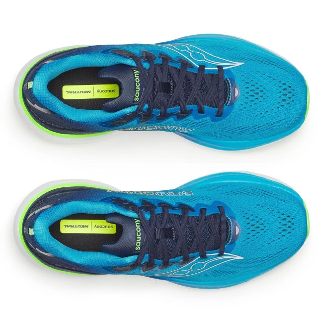 Pantofi alergare Saucony Ride 19 - albastru Cobalt | Slime | PWRRUN+