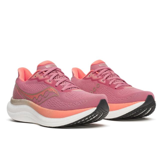 Pantofi alergare Saucony Triumph 23 W - mov Mauve | Black | amortizare maximă