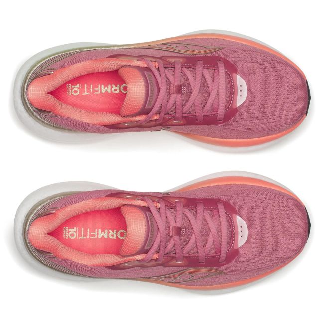 Pantofi alergare Saucony Triumph 23 W - mov Mauve | Black | amortizare maximă