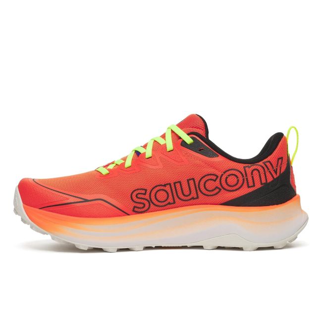 Pantofi alergare trail Saucony Peregrine 16 - portocaliu Fire | grip Vibram