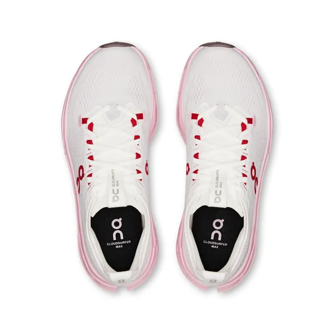 Pantofi alergare On Cloudsurfer Max W - amortizare maximă - Ivory | Peony