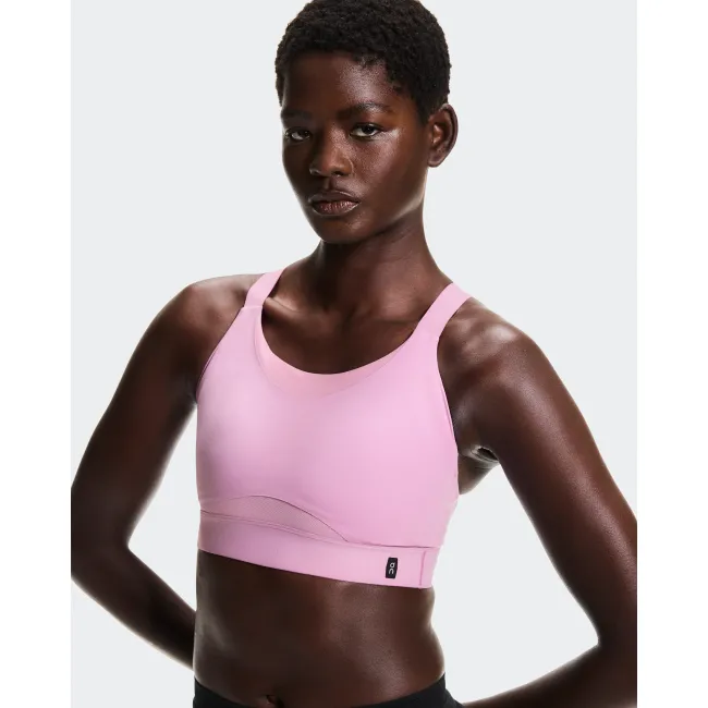 Bustieră On Performance Bra W - roz Sakura | suport mediu alergare