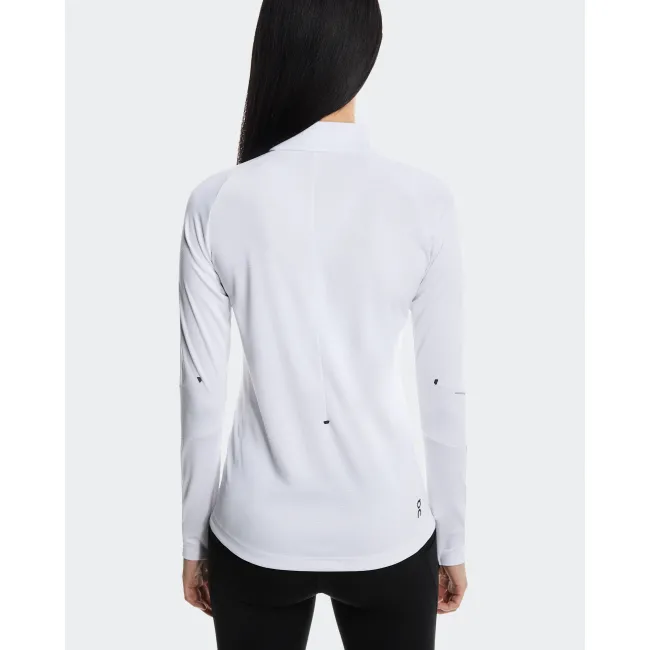 Bluză tehnică On Climate Shirt W - albă | alergare și hiking