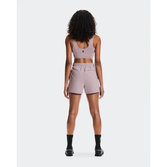 Pantaloni scurți alergare On 3" Core Shorts W - albastru Heron | ușori