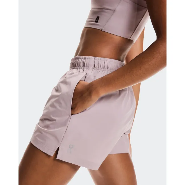 Pantaloni scurți alergare On 3" Core Shorts W - albastru Heron | ușori