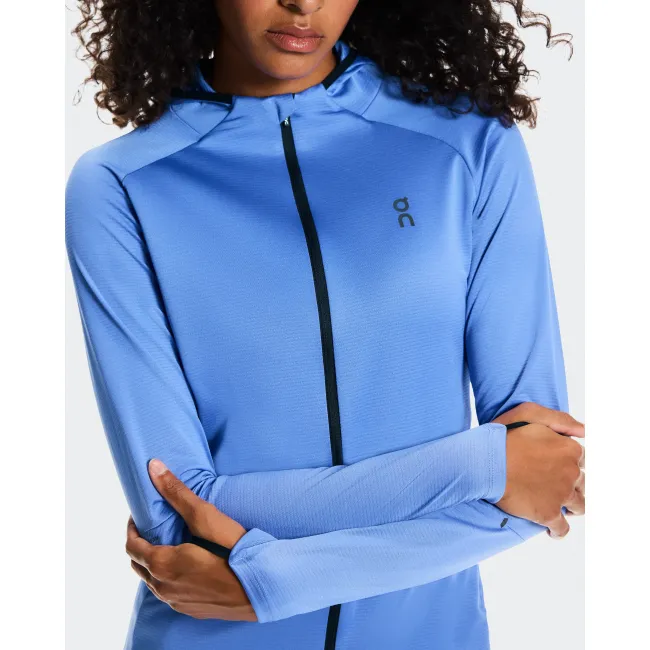 Hanorac On Climate Zip Hoodie W - albastru Iceberg | alergare