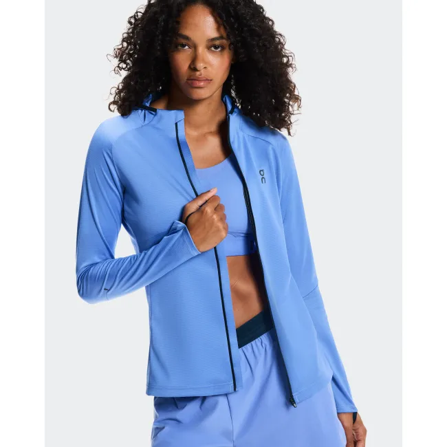 Hanorac On Climate Zip Hoodie W - albastru Iceberg | alergare