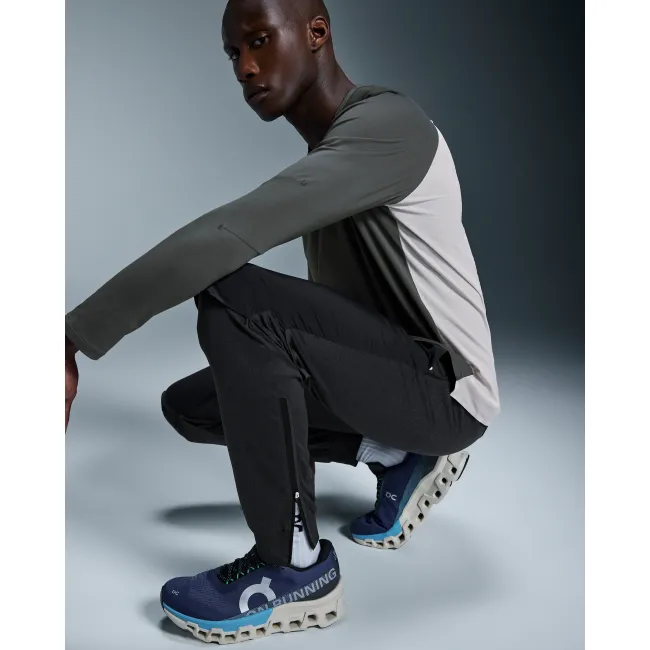 Pantaloni alergare On Weather Pants - negru | rezistenți vânt și apă