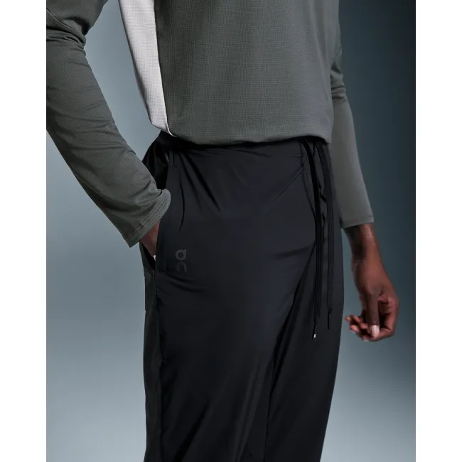 Pantaloni alergare On Weather Pants - negru | rezistenți vânt și apă