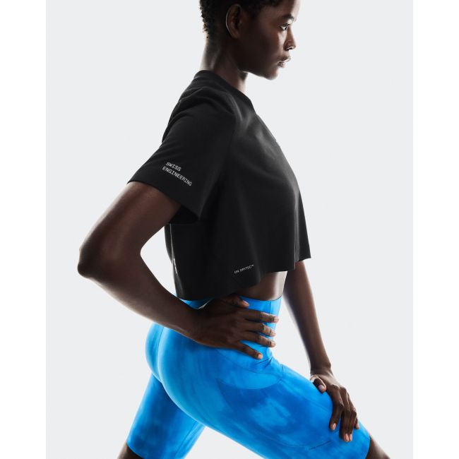 Crop top antrenament On Train-T Crop W - negru | DryTec™