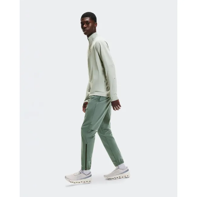Pantaloni alergare On Core Pants - olive | ușori și elastici