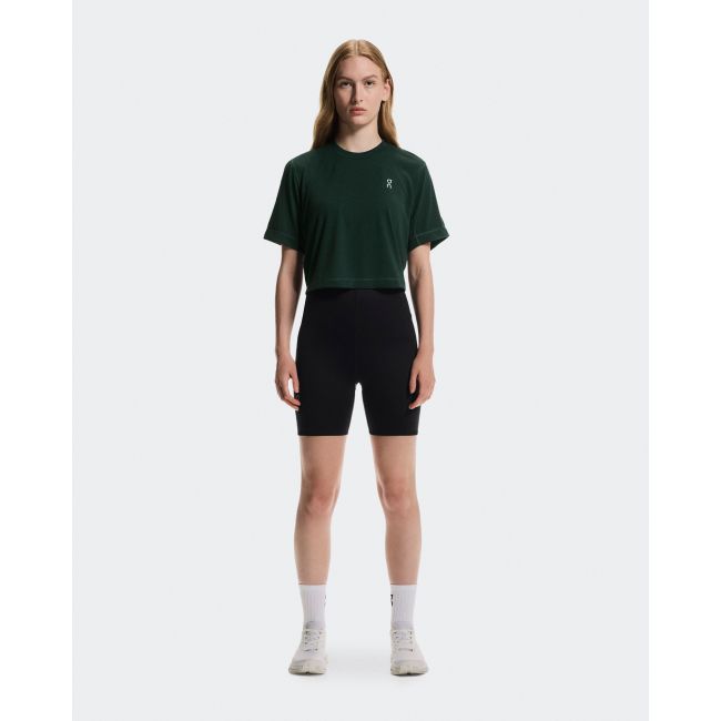 Crop top antrenament On Train-T Crop W - obsidian | DryTec™
