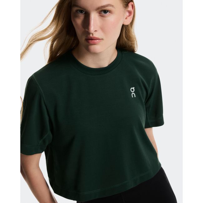 Crop top antrenament On Train-T Crop W - obsidian | DryTec™