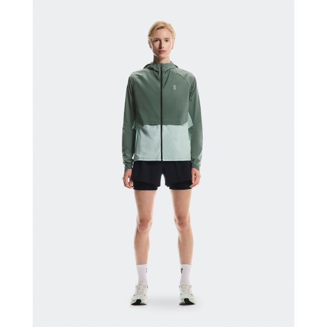 Jachetă alergare On Core Jacket W - verde Olive | Creek | all-weather